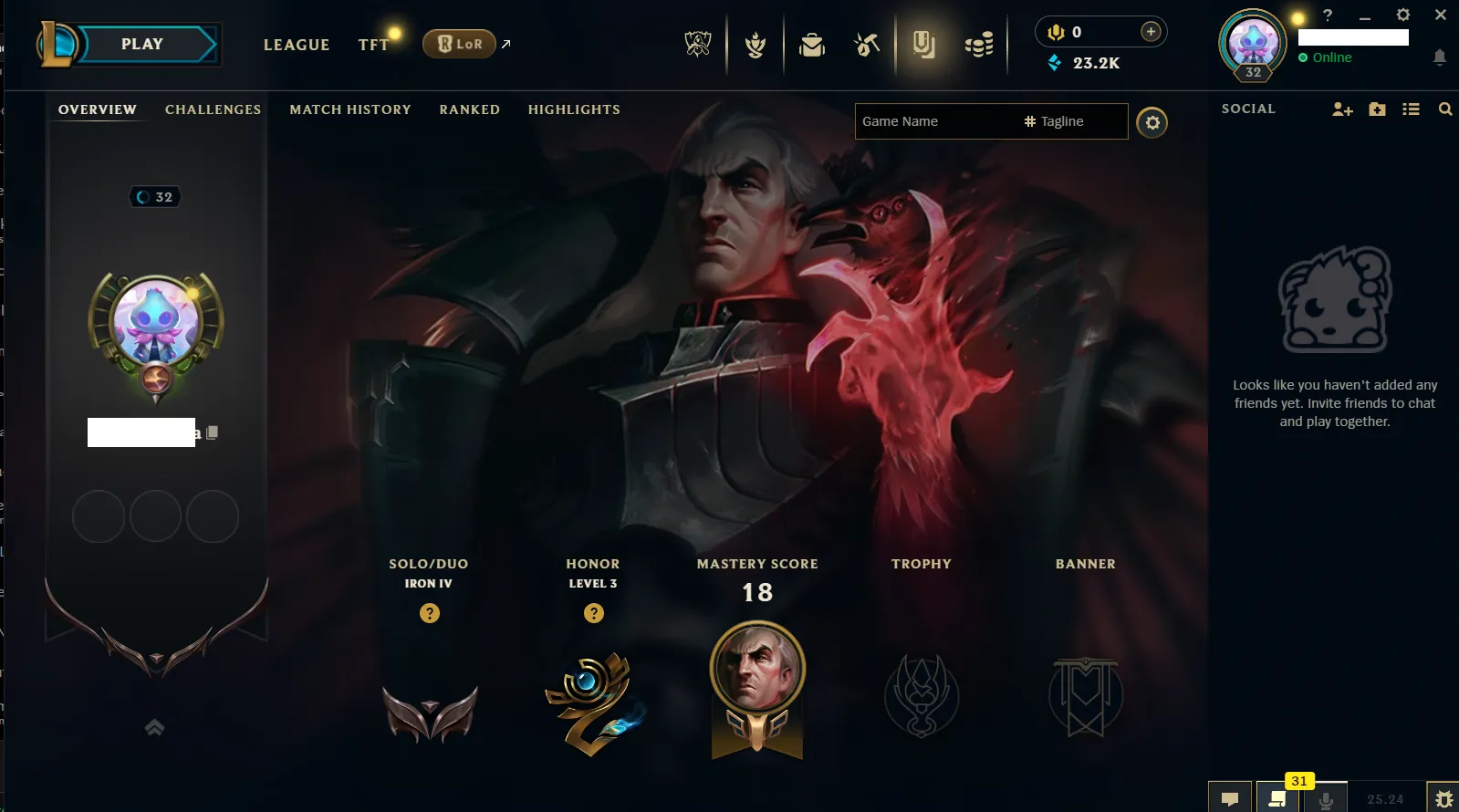 🌎EUW 🏆Iron 4 ❄️+23K  🔥2 Skins in loot🏆40 Champions ✅️Unverified Email🚀instant delivery