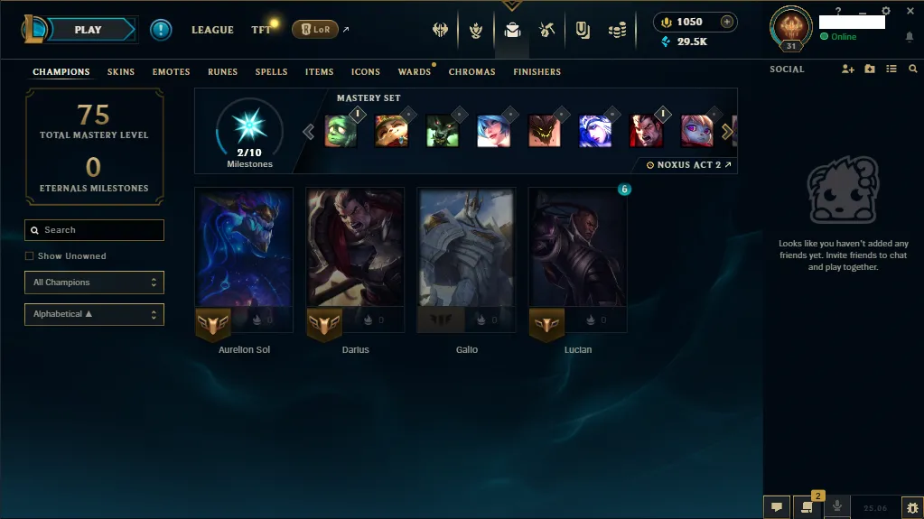 🌎EUNE🏆Ranked Ready✅HandMade⭐️1050RP⭐untouchable Loot 4🔥Skins in loot❄️+29K BLue ✅Full Recovery Info✅️Unverified Email🚀instant delivery