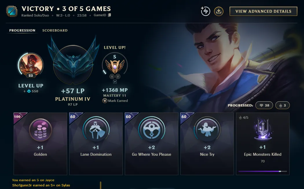 👑(EUW)PLA4 97LP (SUPER HIGH ELO) 🚀272 SKIN