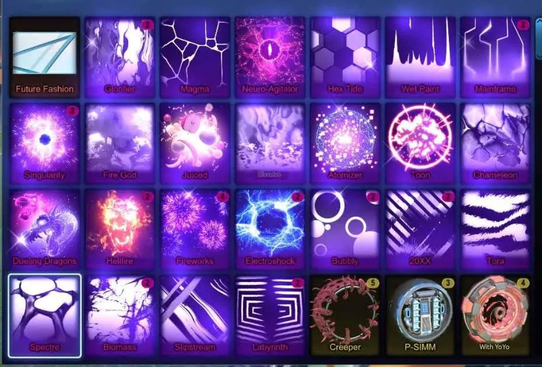 STOCK830 //Fennec, 35 Black Markets, Anodized Pearl, Many Painted Cars and Wheels (K)