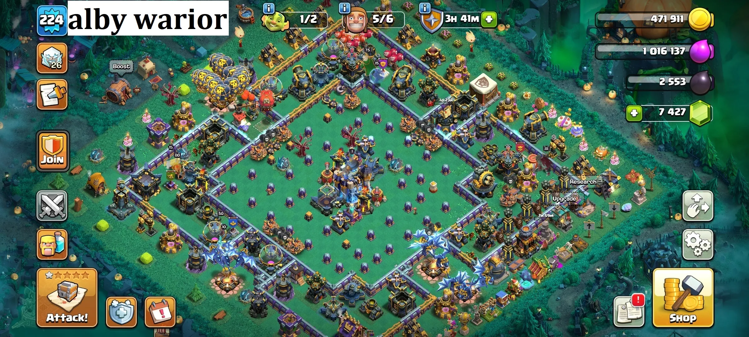 TH18 HIGH HERO 🔥 | EXP 224 | 5 HERO ACTIVE 81/80/77/75/50 | RENAME READY