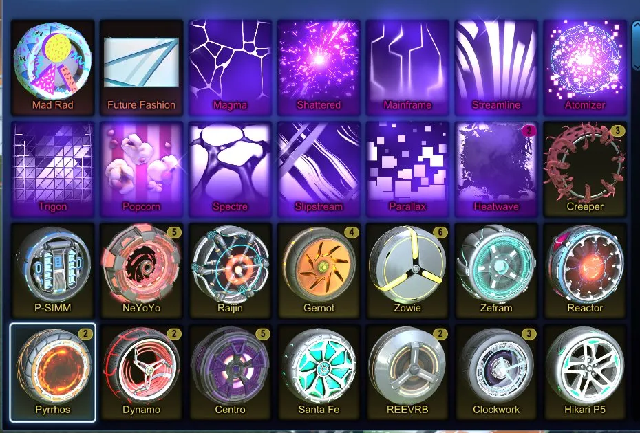 STOCK704 //Fennec, 30+ Painted Cars, 120 Exotic Drops, Black Markets, Mystery Decals, Titanium White Venom (K)