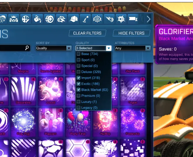 STOCK916 //Fennec Breakout Octane Dominus GT 30+ Cars 74 Imports 50+ BMs (K)