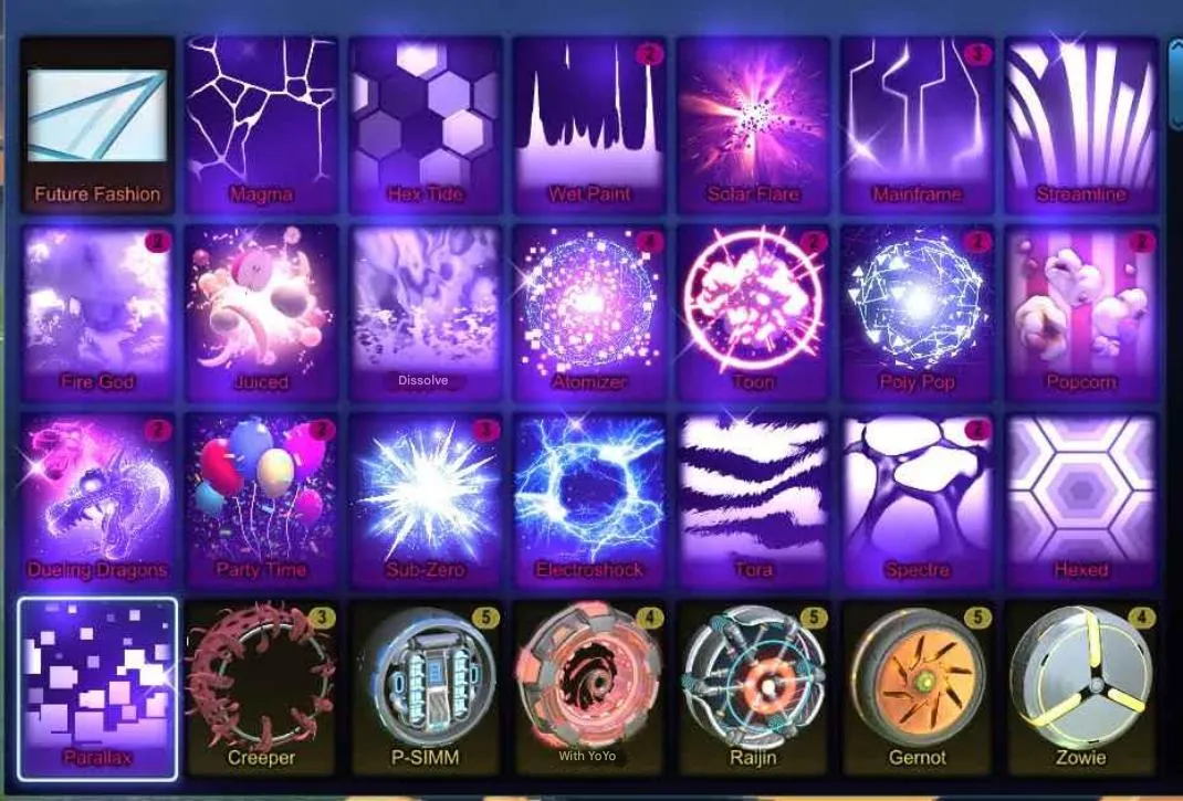 STOCK828 //Fennec, Crimson Octane, 30+ Painted Cars, 35 Black Markets, Dissolver, Fire God, Dueling Dragons (K)