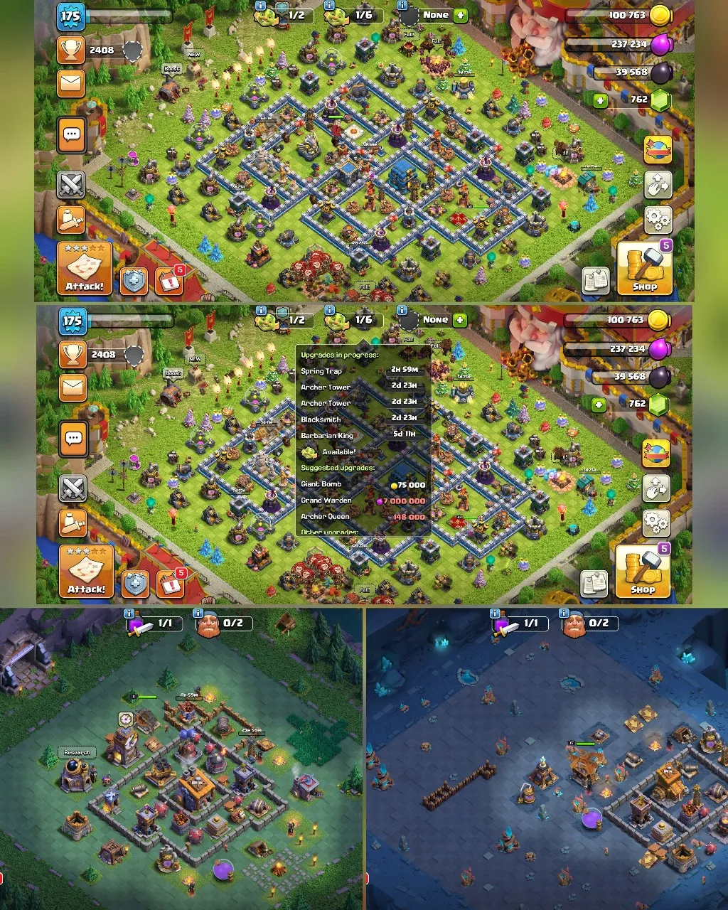 C020 TH12 SCENERY2 PIXEL, ROYALE - XP175 - 762 GEMS - CN 1,000 GEMS - BK50 SKIN2 PIXEL - AQ58 SKIN3 GHOST