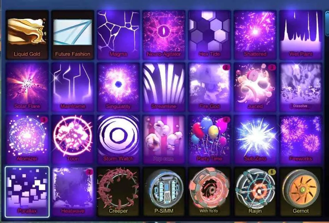 STOCK822 //Titanium White Octane Fennec 30+ Cars TW Standard Boost Black Market Goal Explosions (K)