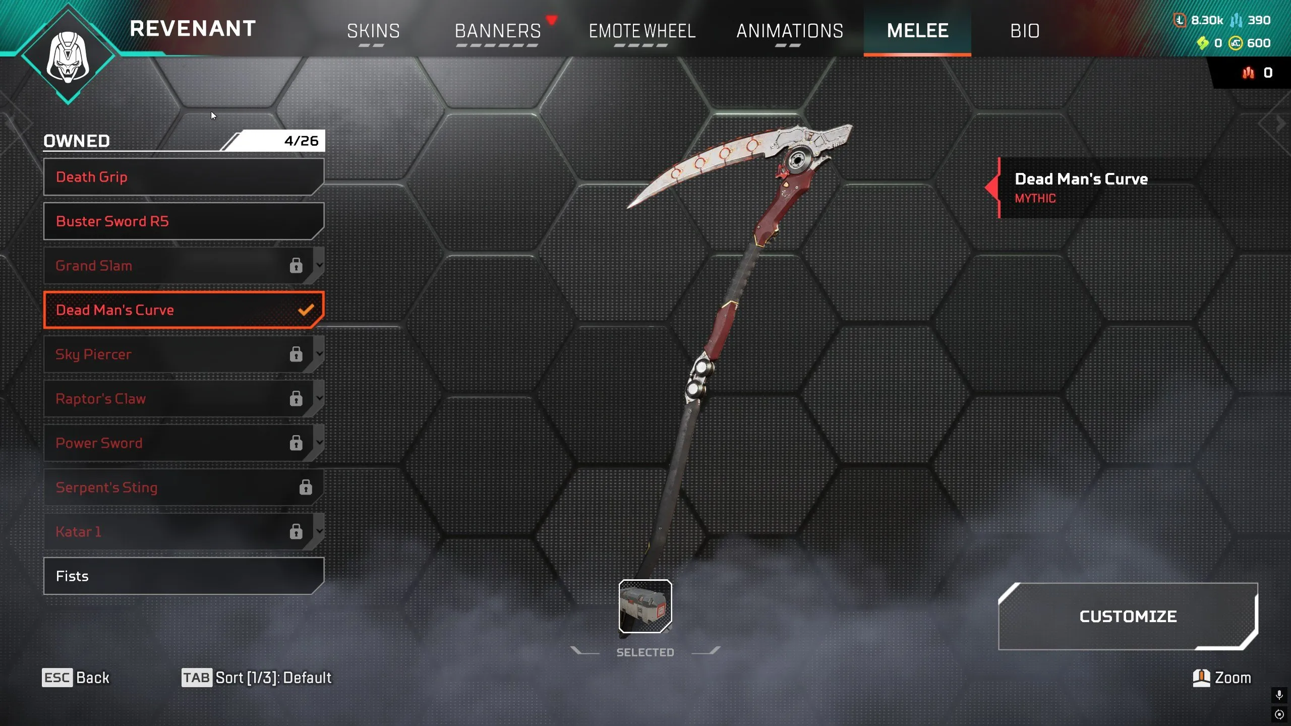 AP440 //159 LVL, Silver, 6 Relics, Octane + Revenant + Bloodhound Heirlooms, 257 Legendary Items, 20 (K)