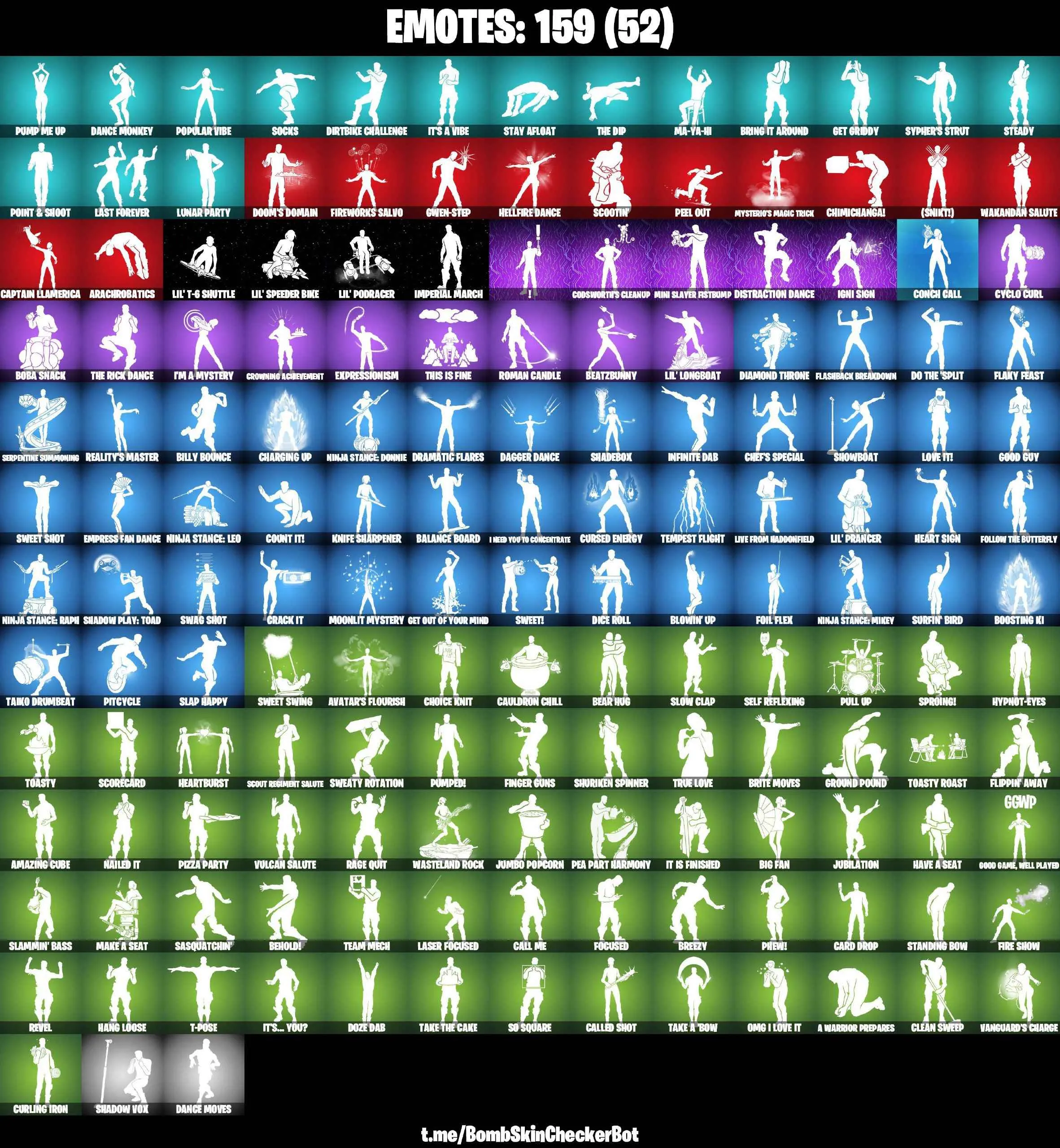 ❤️109 SKINS❤️GET GRIDDY❤️YUJI ITADORI❤️STREETWEAR YUJI ITADORI❤️SPIDER-GWEN STACY❤️SPIDER-MAN(NO WAY HOME)❤️DARTH VADER❤️AHSOKA TANO❤️STAR WAND❤️EREN JAEGER❤️MICHAEL MYERS❤️MAX STYLES(ERA❤️EVIE❤️MYSTICA❤️HESLIE❤️MEOW SKULLS❤️BYTES)❤️AURA❤️MARIPOSA❤️ARTEMIS❤️