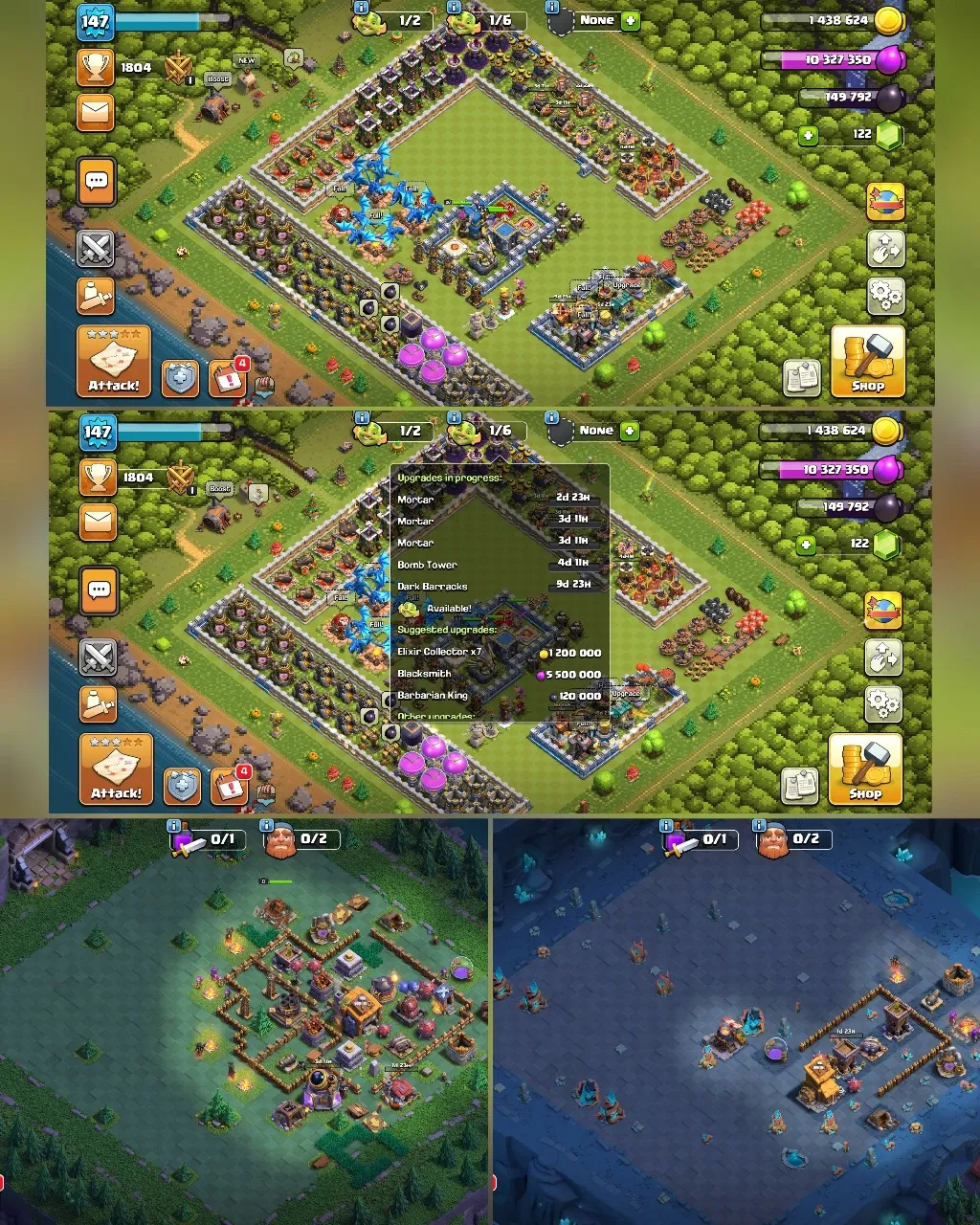C060 TH12 PIXEL SCENERY - XP147 - 122 GEMS - CN 500 GEMS - BK54 SKIN3 SB10 - AQ61 SKIN GLADIATOR QUEEN FA12