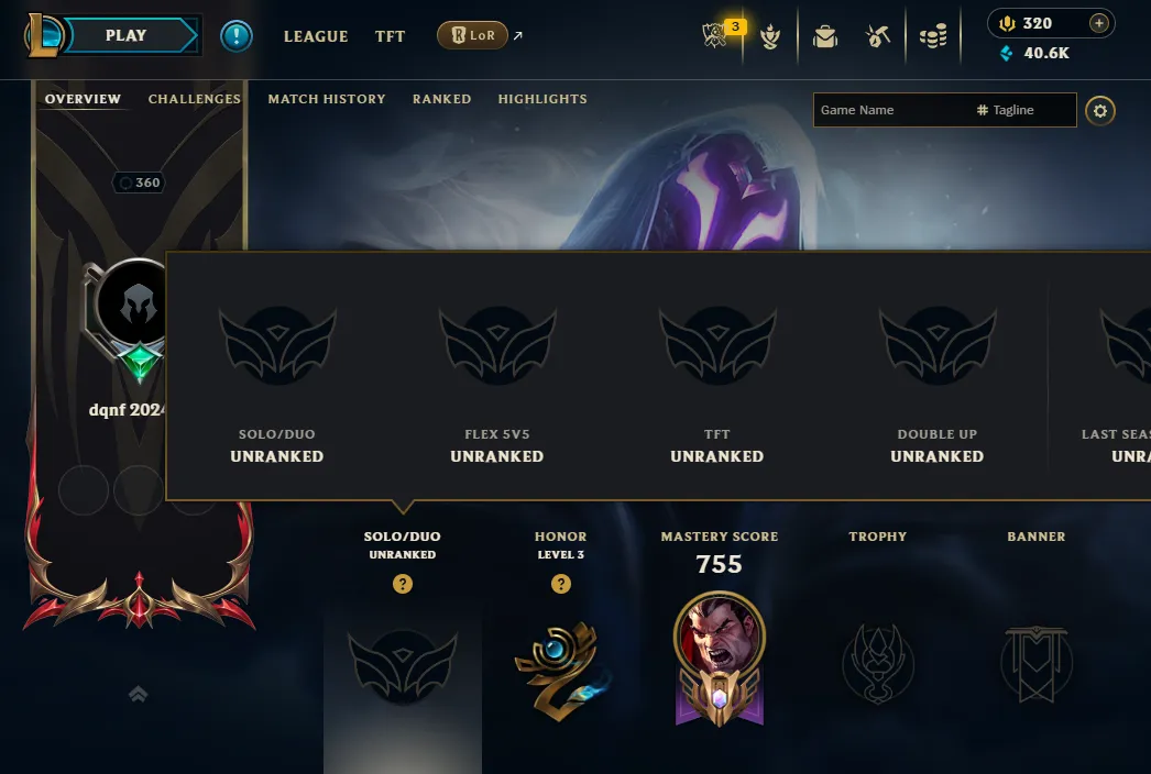 👑(EUW) UNRANKED ( HIGH ELO ) 🚀397 SKIN