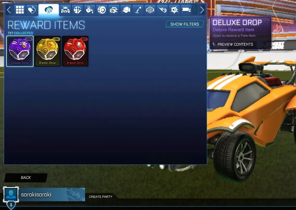 RL892 //717 Chests Deluxe Exotic Import Drops – Fennec & Titanium White Octane Possible (K)