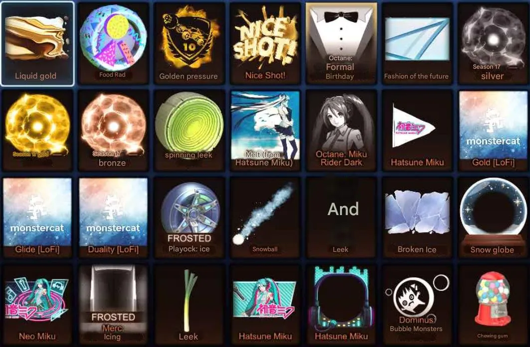 RL991 //Fennec, Titanium White Battle Bus, Cristiano Gold, Hellfire, Shattered, Reactor, Balla-Carra, Discotheque (K)
