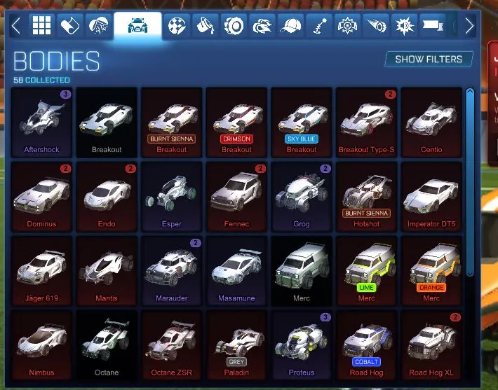 STOCK783 //Rich Fennec Account with 30+ Bodies, 70+ Exotic & Import Drops, Fire God, Hex Tide, Chameleon, Hellfire (K)