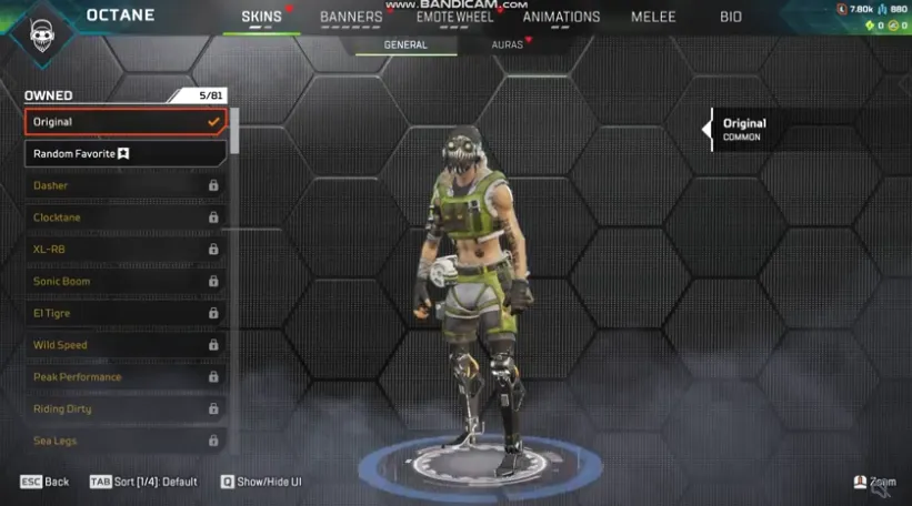 AP569 //Octane's Relic | Level 136 | 22 Legendary | Rookie Rank | Relic (K)