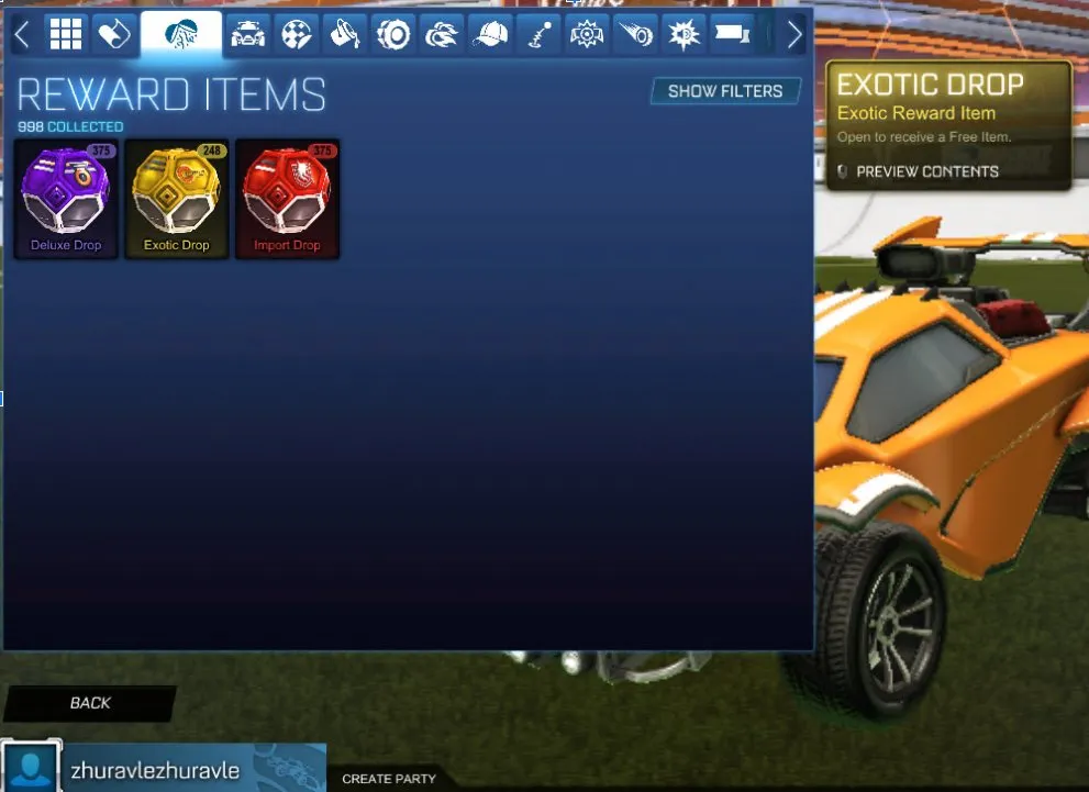 RL757 //998 Chests | Deluxe Drop 375 | Exotic Drop 248 | Import Drop 375 (K)