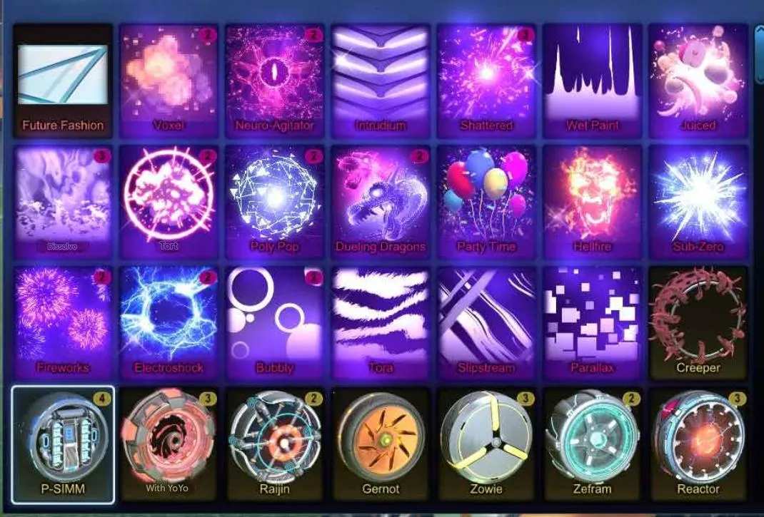 STOCK809 //Endo, Dissolver, Hellfire, Sub-Zero, Dueling Dragons, Poly Pop, Juiced, Shattered, Wet Paint, Bubbly (K)