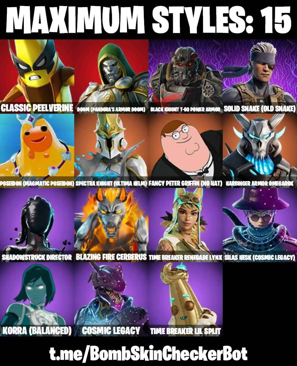 ❤️67 SKINS❤️GET GRIDDY❤️SKULL TROOPER❤️AWR TROOPER❤️ARTEMIS❤️POTASSIUS PEELS❤️LANA LLANE❤️BRITE RAIDER❤️NISHA❤️OSCAR❤️MEDUSA❤️APHRODITE❤️PEELVERINE(MAX)❤️CAN PLAY ON PSN❤️XBOX❤️PC❤️NINTENDO❤️MOBILE❤️1100 VBUCKS❤️FULL EMAIL ACCESS❤️