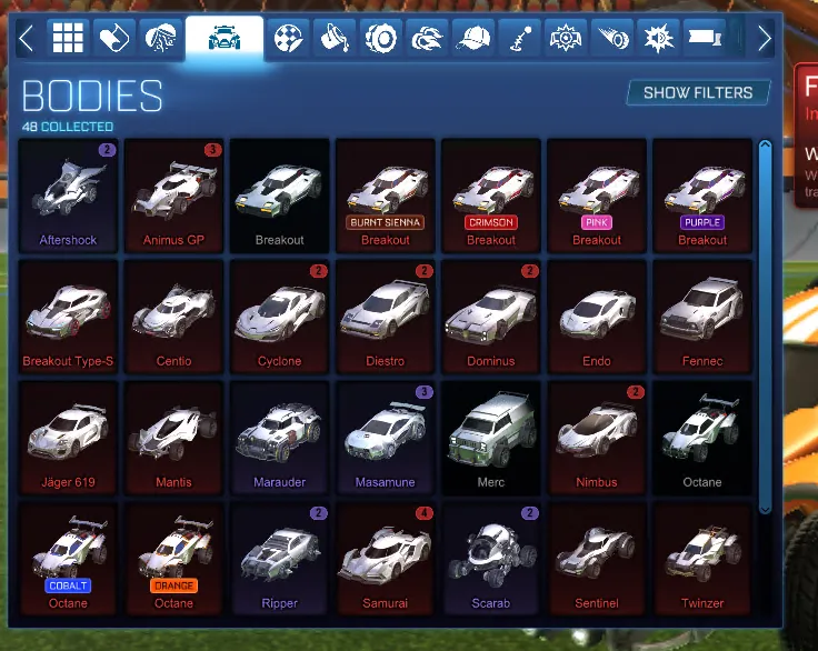 STOCK882 //Fennec Endo Anodized Pearl Breakout Octane Collected Bodies All Items (K)