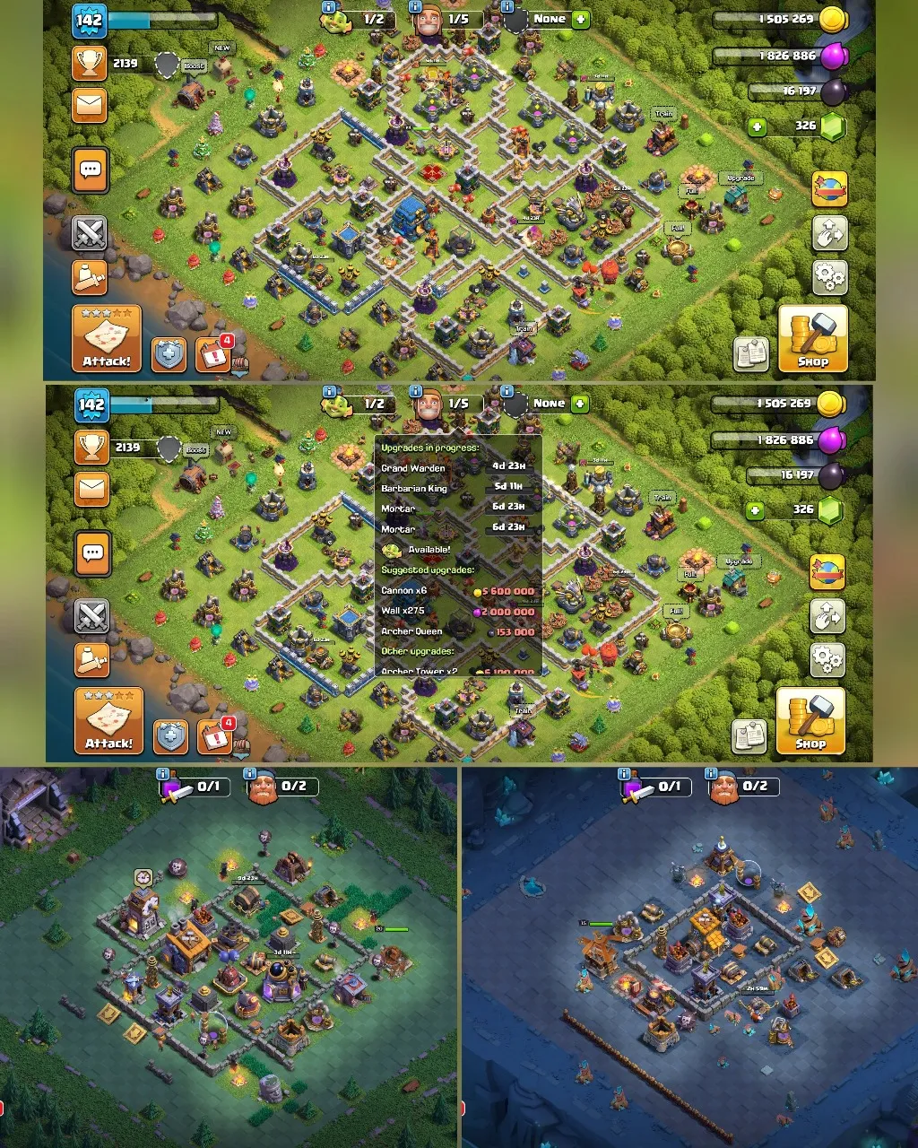 C045 TH12 - XP142 - 326 GEMS - CN 500 GEMS - BK50 SKIN2 SB1 - AQ59 SKIN2 - GW33 SKIN SUMMER WARDEN - BM20 - BC15