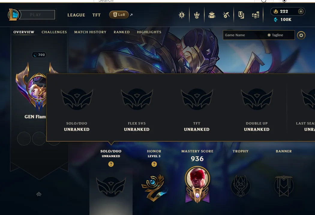 👑(EUW) UNRANKED (SUPER HIGH ELO) 🚀554 SKIN