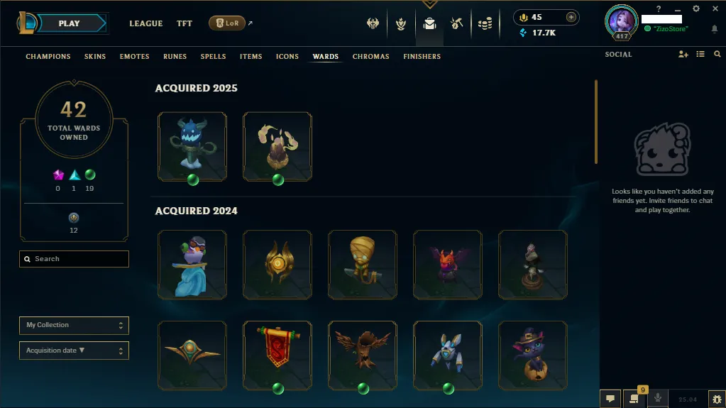 🏆 Eune New Season⌛ Silver 4 🚀 Hand Made  💯  level 417 ⌛ 167 Champ 💯 292 SKIN  ❤️ Recovery Info ✅ 17 K+ Blue Essence🔥 1k+ Orange essence🔥45RP 🔥