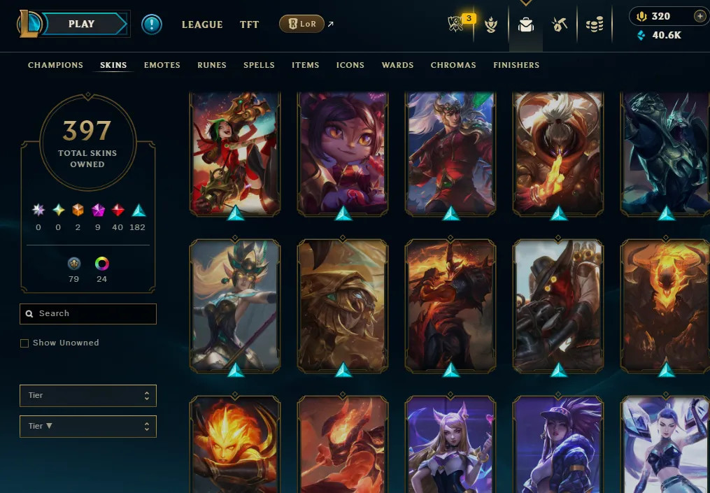 👑(EUW) UNRANKED ( HIGH ELO ) 🚀397 SKIN