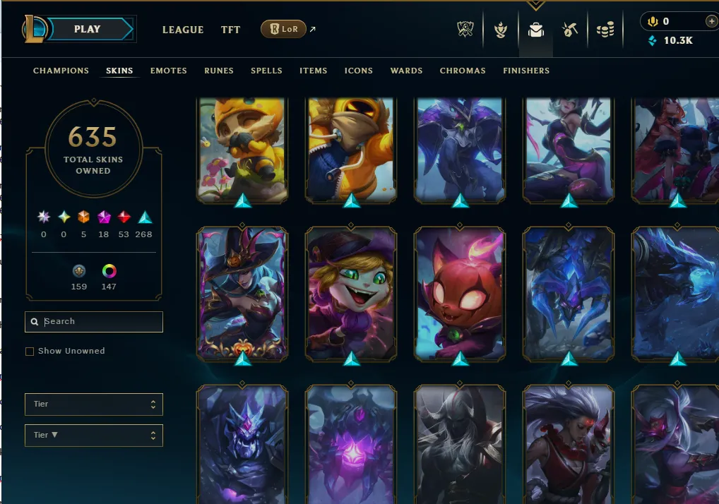 👑(EUW) GOLD III (100% WR, SUPER HIGH ELO) 🚀600+ SKIN