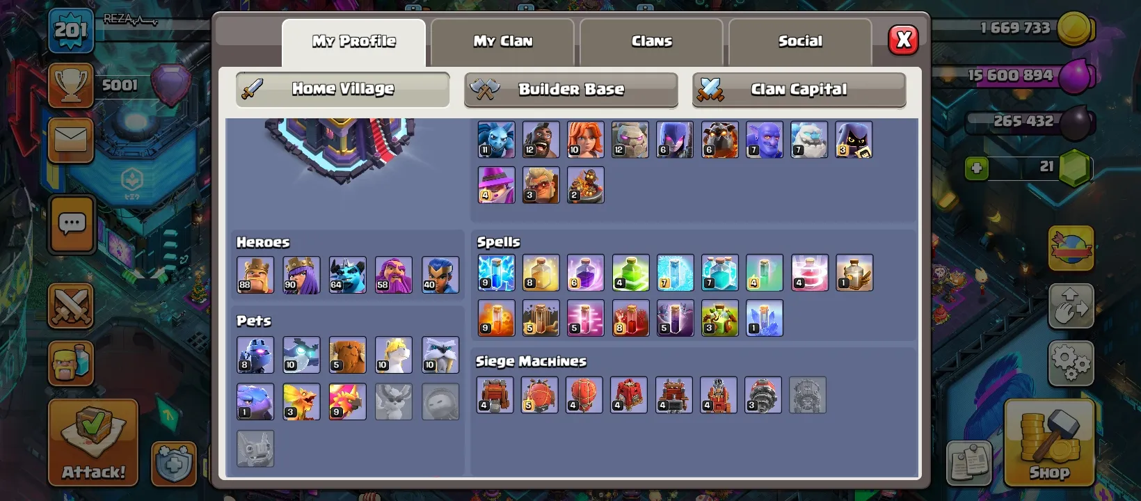 VERY RARE 🌲 TH15 FULL MAX 🔥 SKIN LEAGUE WARDEN+ LEAGUE CHAMPION 🟣 XP 201 🟣 11 EQUIPMENT EPIK 🟣 VERY RARA OBSTACLES AND STATUS 🟣 3 SCENERY 🟣 16 SKINS HERO🟣 TH 15 FULL MAX 🌟 TH15 MAX 🔥 TH 15 MAX 🌟