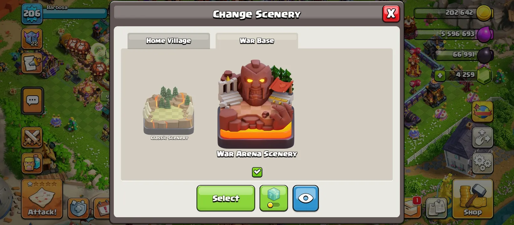 45% OFF 🔥 CHEAP 🔥 RARE CROSSOVER SCENERY ⭕️ 2 SET SKINS ✴️ HELPER HUT MAX🔥 TH 16 MAX 🟣 HEROS MAX 🟣 8 EQUIPMENT EPIK 🟣 SET GHOST SKINS + SET MAGIC SKINS 🟣 4 SCENERY RARE 🟣 21 SKINS HERO🟣 TH16 MAX