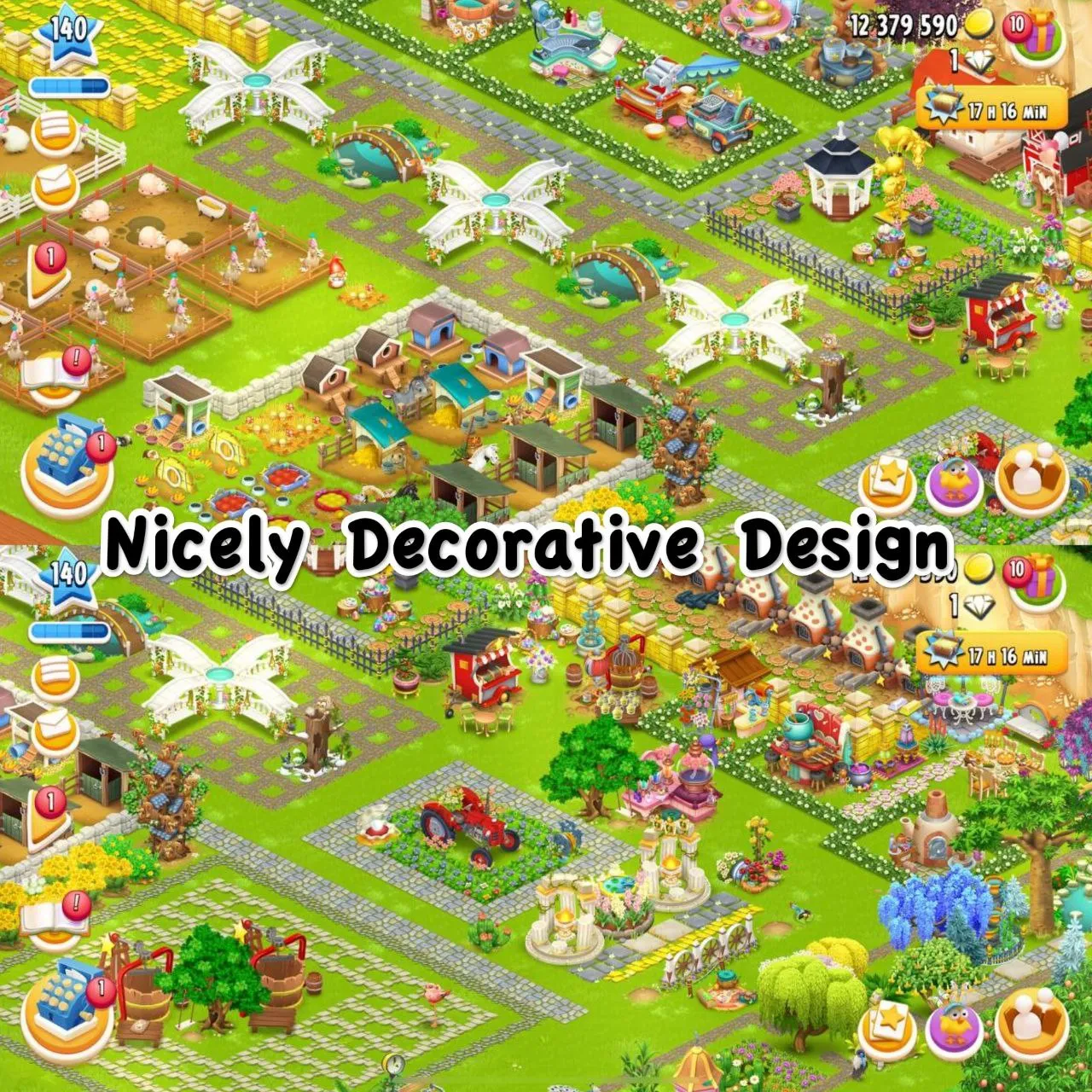 ⚡️♦️140  High-LvL Hay Day♦️⚡️7500 Barn storage♦️⚡️2850Silo storage♦️⚡️Nice Decorative Design♦️⚡️100% Land opened Upperside and 50% downside♦️⚡️Most machines maxed♦️⚡️Townhall 12 with 30 reputation⚡️♦️