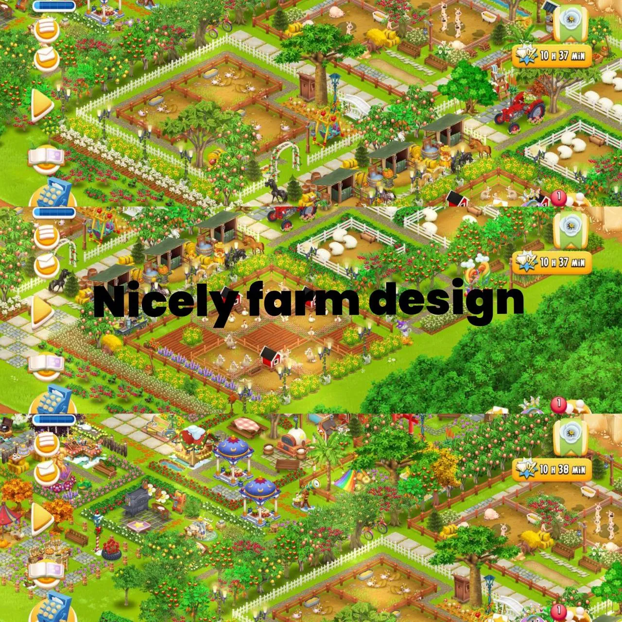 ♥️⚡️Elegant design⚡️♥️LvL 84 Hay Day⚡️♥️3400 Barn storage♥️⚡️1350 silo storage⚡️♥️Fully Decorated⚡️♥️100% Land opened Upperside and ⚡️♥️Decor⚡️♥️Best deal⚡️♥️