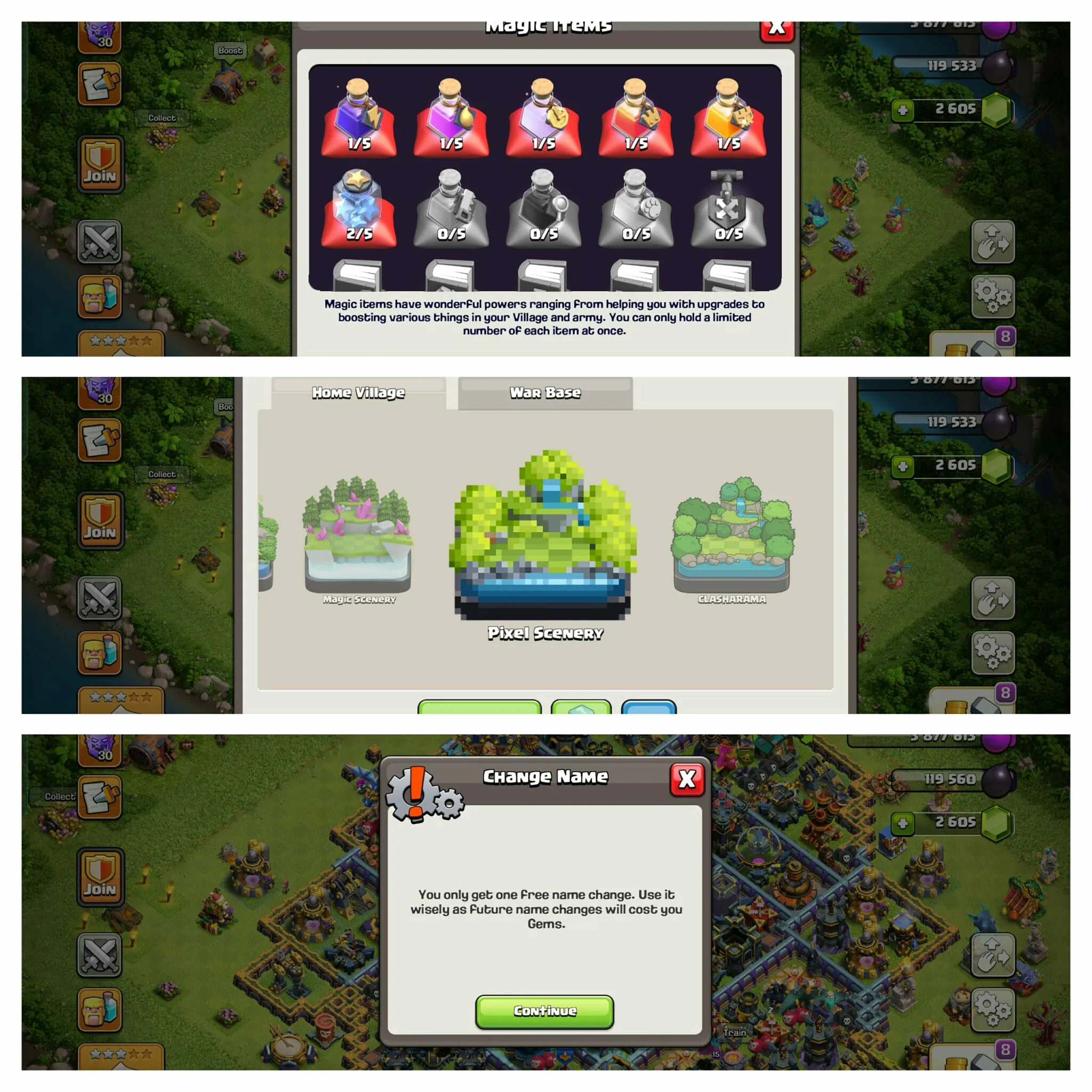 [14 Troops Fire]➤➤Th17 Fire Account➤➤Heroes 53-55-58-54-43➤➤4 Skins➤➤pixel Scenery➤➤NC Free➤➤2.6k Gems➤➤6th Builders