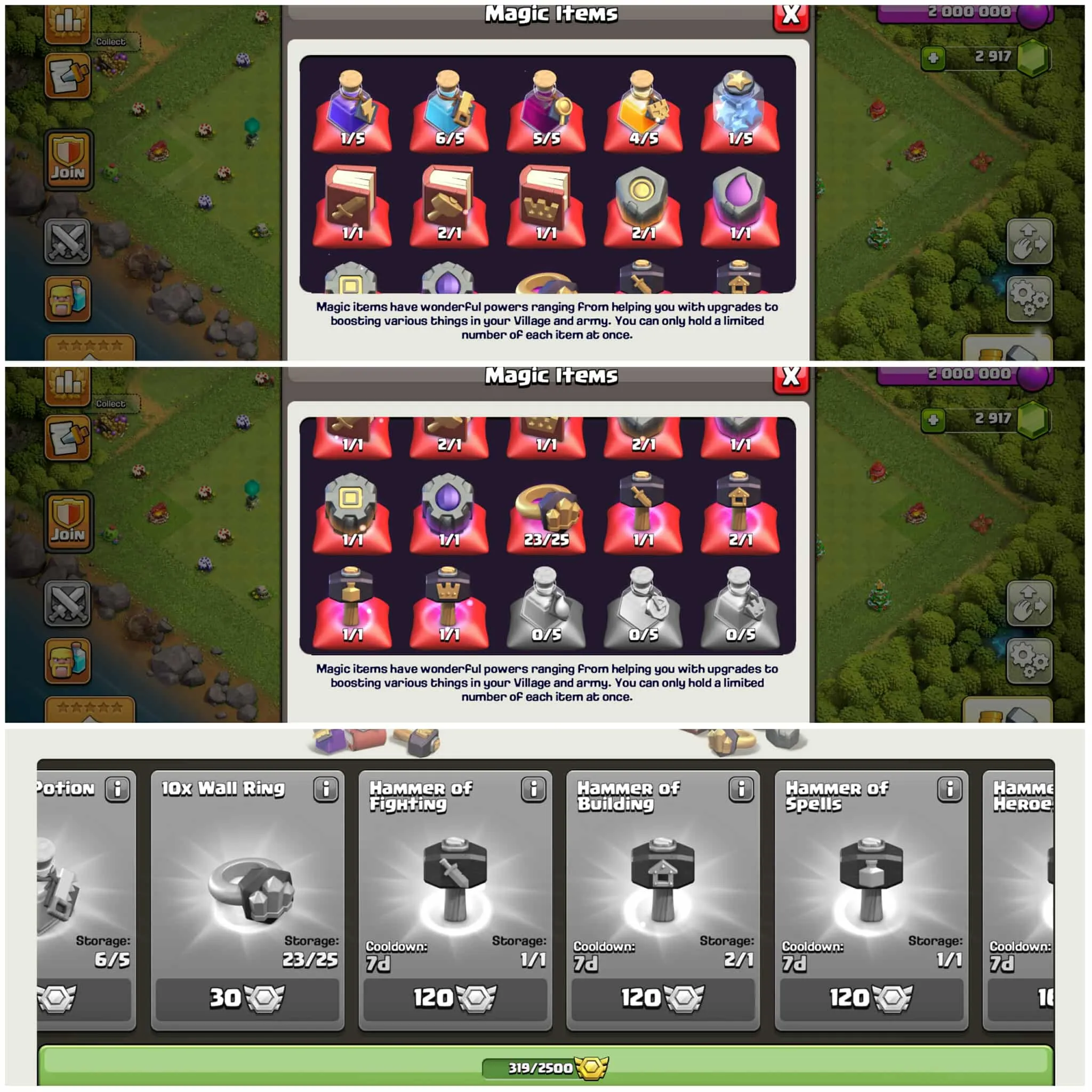 [No Wall Engineer]➤➤Th6 Fully Rare➤➤500 Nc➤➤2913 Gems➤➤Full Magic Items➤➤Spam Old Obstacles➤➤361 Ws➤➤Loaded Magic Items