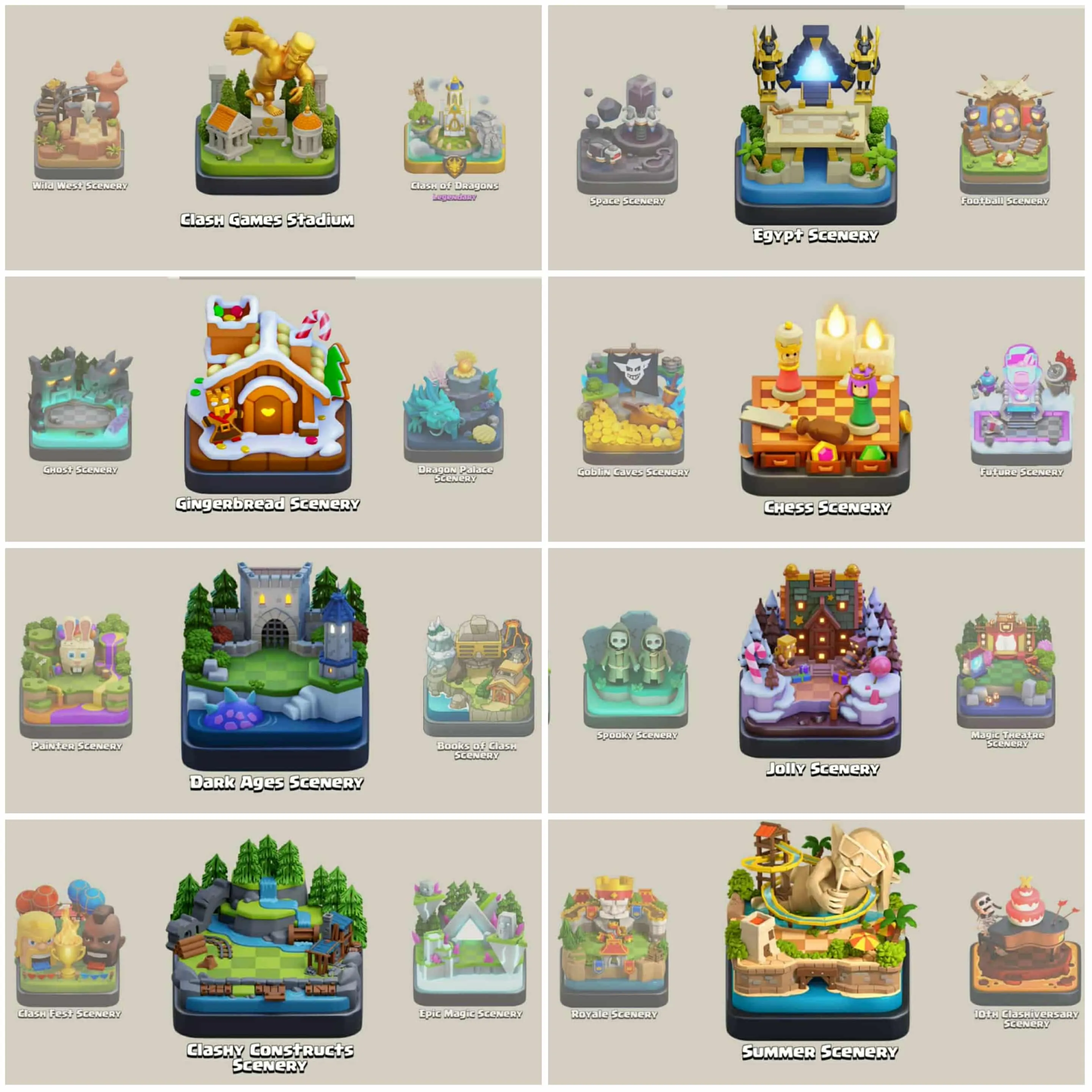 [200 Skins 56 Scenary]➤➤Th17 Almost All Skins Account➤➤Both Village Max➤➤14 Epic Equipment➤➤12800 Gems➤➤1147 Cwl Medals