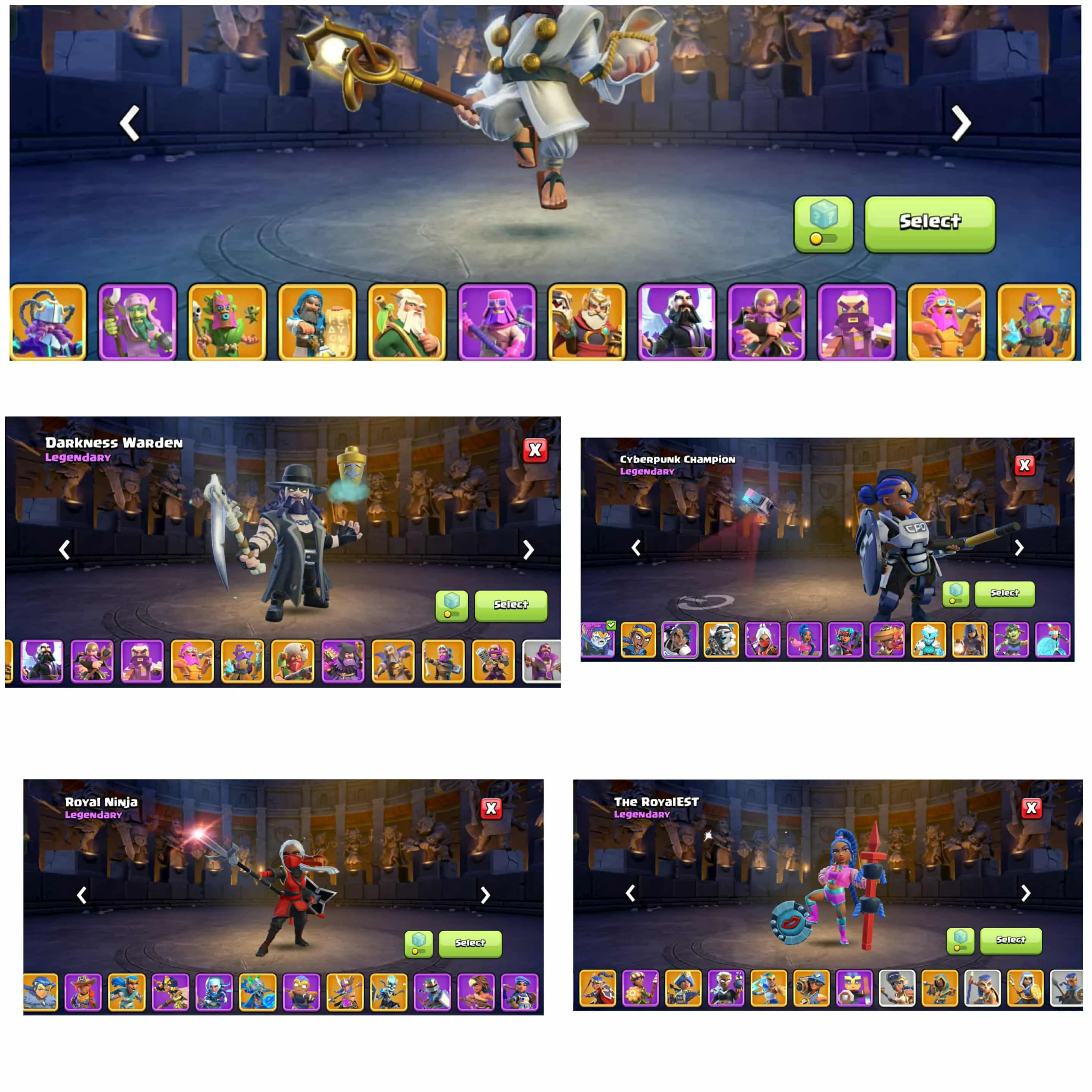 [200 Skins 56 Scenary]➤➤Th17 Almost All Skins Account➤➤Both Village Max➤➤14 Epic Equipment➤➤12800 Gems➤➤1147 Cwl Medals