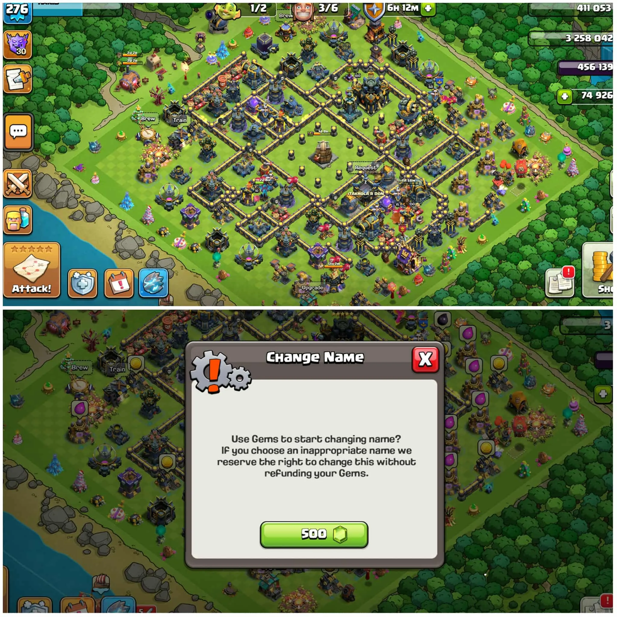 [75k Gems]➤➤Th17 Max Both Side➤➤1386 Cwl Medals➤➤Full Loaded Magic Items Hammer Book➤➤Best Deal For Th18➤13 Epic➤Exp:276