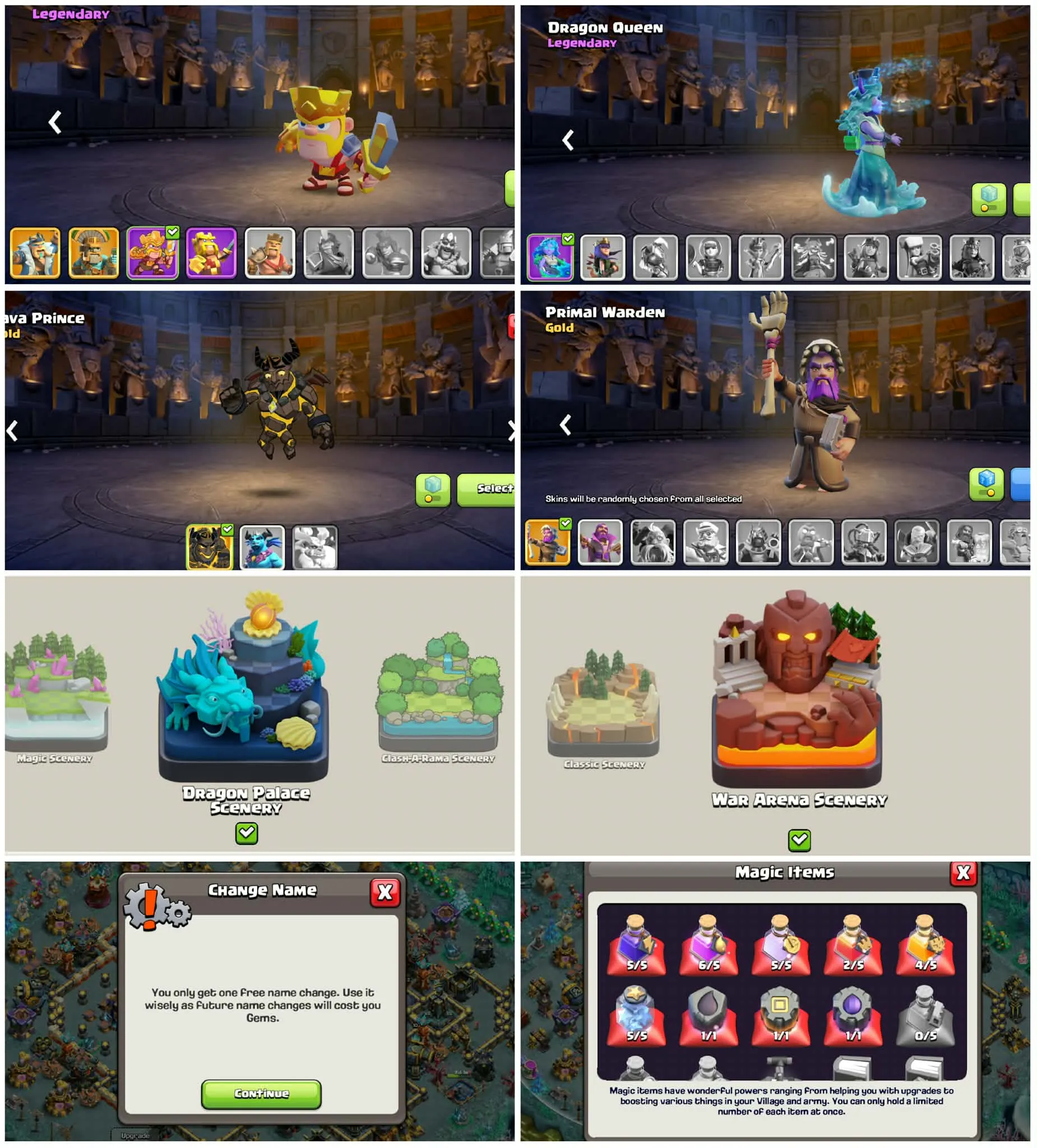 [Golden Hog]➤➤[40k Gems]➤➤Th18 Rare Account➤➤2019 to 2025 All Xmass Tree Without 2020➤➤War Arena Scenary➤Free Nc➤Exp:254