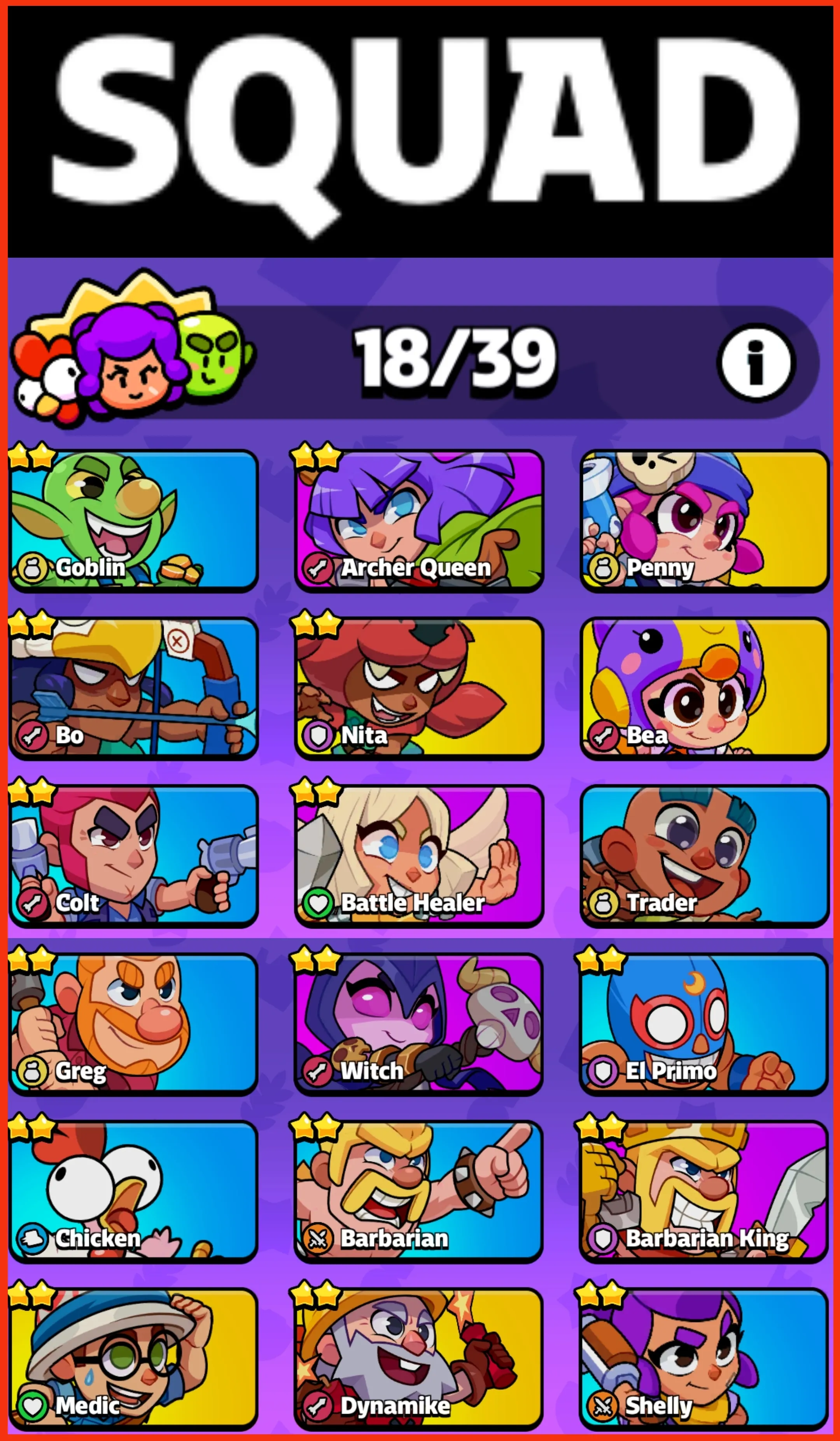 💥35% DISCOUNT DEAL💥♨️ SQUAD JOURNEY LEVEL 39 😍 XP LEVEL 12 ⚡18 SQUADS 💢 24 EMOTES 🔺15 BATTLE MODES ❄️ 25 MONSTERS⭐ 5 SPELLS ✳️ 3 SQUAD 1 STAR ✨15 SQUAD 2 STAR 🌠  FAST DELIVERY🚚 