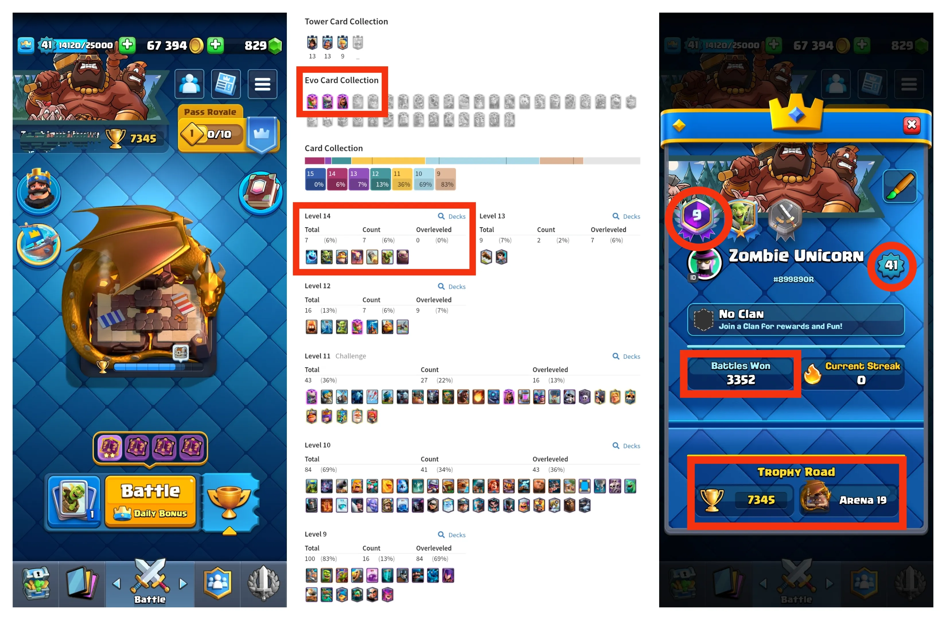 💥45% OFF SALE💥RARE OLD ACCOUNT💥 7 MAX CARDS 💢 3 EVO CARDS 🏆 7345 TROPHIES ⚡ 19 ARENA LVL  ♨️ 9 YEAR'S OLD ACCOUNT ♦️41 XP LVL 🔻 13 KT 📛 33 OP RARE EMOTES ☄️ 6 OP TOWER SKIN 🗼 117 CARDS ✴️  FAST DELIVERY 🚚