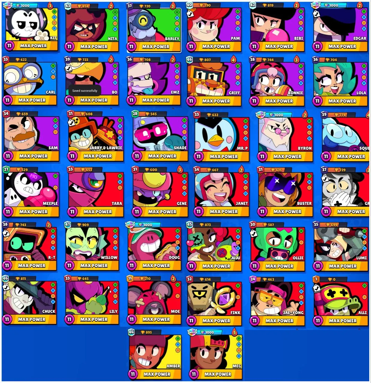 🔥MAX ACCOUNT 🍀RARE US ACCOUNT🍀💥35% OFF DEAL💥♨️ 71,800+ TROPHIES 🏆 38 MAX BRAWLER ⚡ 55 HYPERCHARGE 💥 120 NC 🔻 325 OP SKINS ❣️ 1023 TOTAL PINS 🍁 281 LEVEL 🔥 93 BRAWLER 💎 193 GEMS 💧 US LOCAL 🇺🇸 FAST DELIVERY🚚