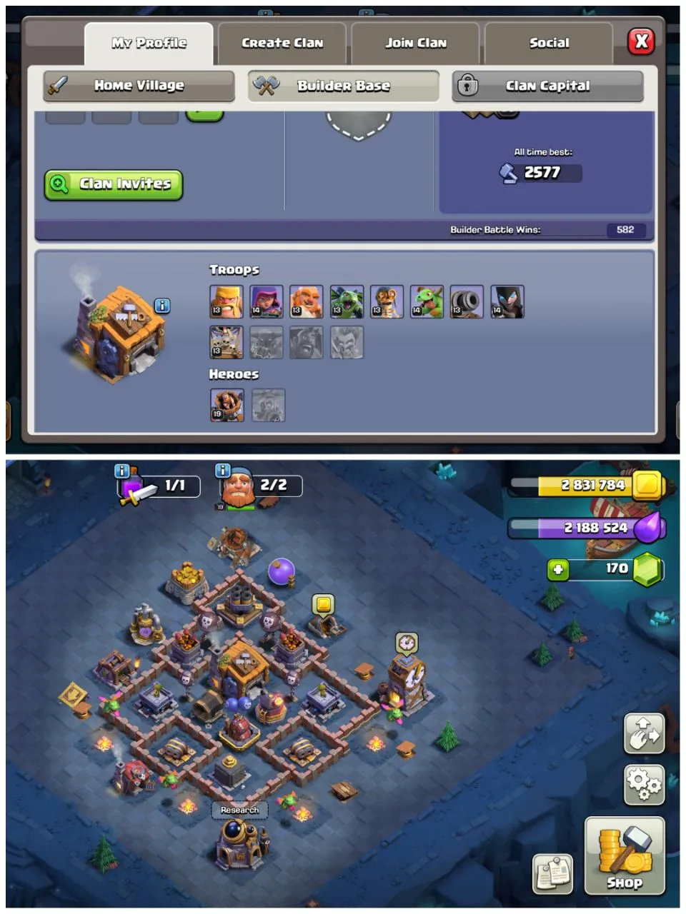 FULL MAX TH11   | FREE  RENAME  | HEROES MAX | BH-7 | INSTANT DELIVERY