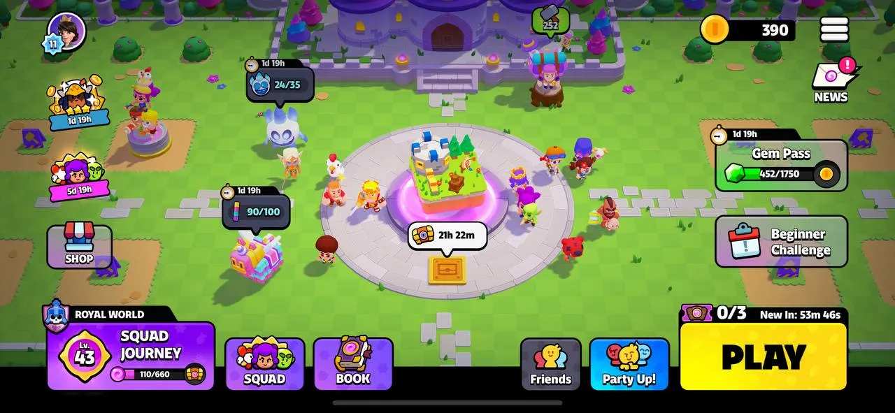 11 XP | LVL  43 SQUAD JOURNEY | 20 SQUADS | 25 EMOTES | 19 BATTLE MODS | 31 MONSTERS | INSTANT DELIVERY