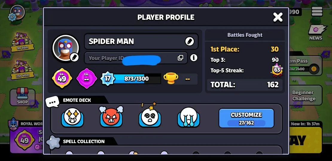 17 XP | LVL 49 SQUAD JOURNEY | 17 SQUADS | 27 EMOTES | 18 BATTLE MODS | 25 MONSTERS | INSTANT DELIVERY