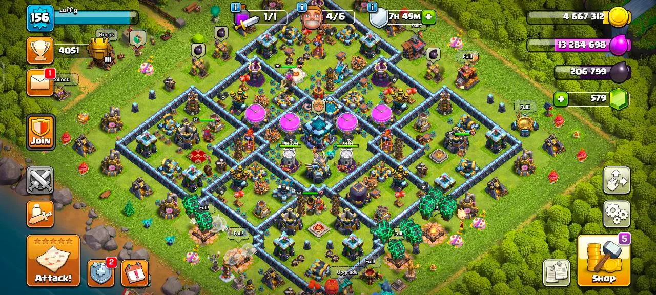 🛑MG🛑TH13 MAX WALLS | 50-62-37-10 HEROES | GG FA MM UNLOCKED | 7 HEROES SKINS | 1000 GEMS RENAME|INSTANT DELIVERY