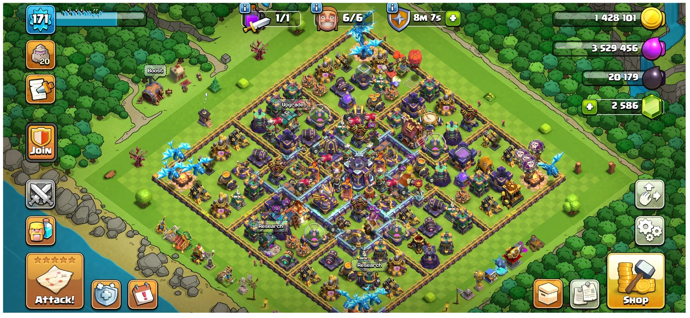 💥45% OFF SALE💥 4570+ GEMS 💎 23 MAX CARDS 🔺 13 EVO CARD 🔥 4 ELITE 🏆 9712 TROPHIES 🔻 20 ARENA LVL ✨ 14 KT LEVEL 💦 55 EMOTES ❤ 53 XP LEVEL 💢 4 YRS SPECIAL AND COOL BADGES 🧣 121 CARDS 🔥 FAST DELIVERY 🚚