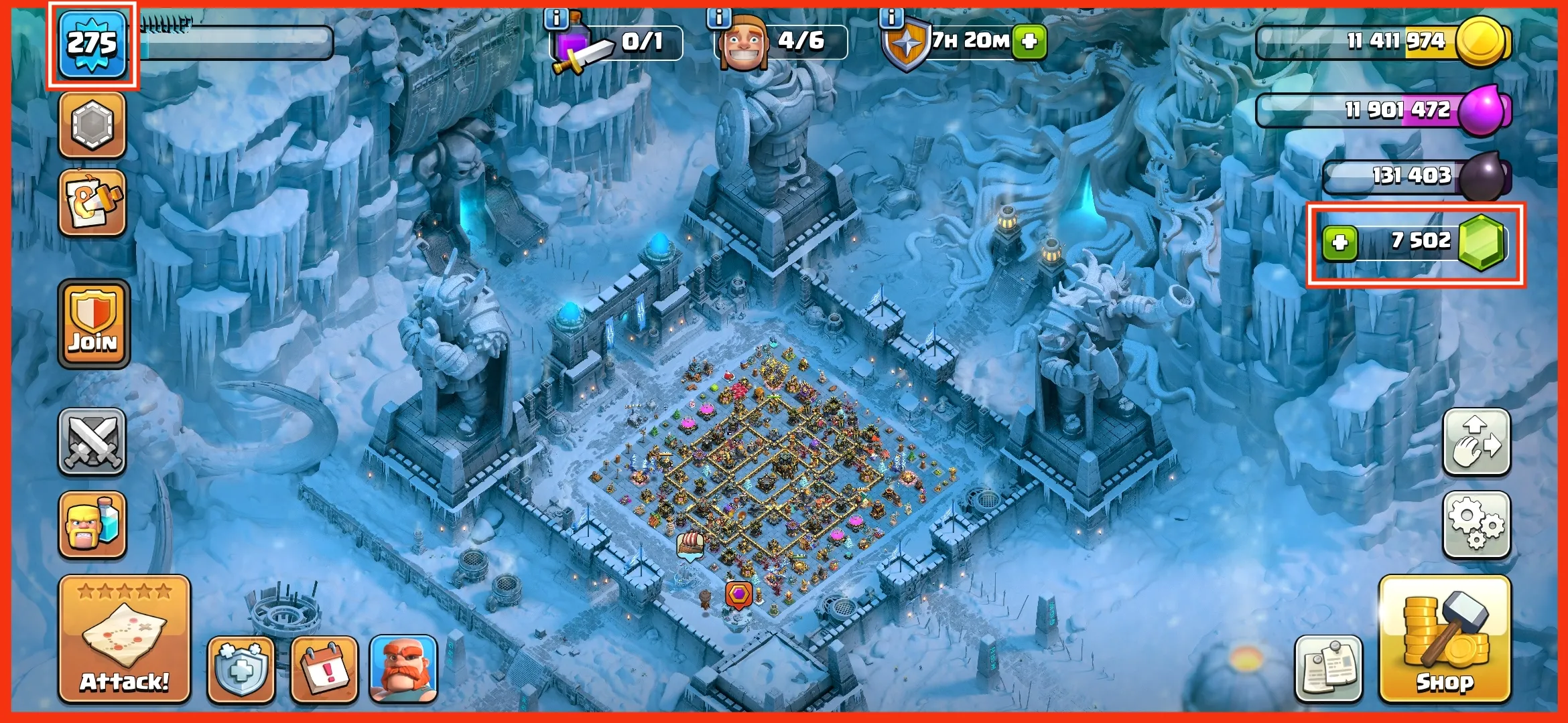 🔥45% OFF NEW YEAR SALE🔥♨️ 7500+ GEMS 💎 PREMIUM TH 17 PURE FULLY MAX ACCOUNT 💥 24 MAX EQUIPMENT 💢 14 EPIC EQUIPMENT { SB , GG , SB , FA , MM , AF , DC , MS , HT , FB , LP , RS , EB , FF } ⚡ FULLY MAX ❄️ 275 XP LVL 💥 CHECK DESCRIPTION ❤️ FAST DELIVERY 🚚