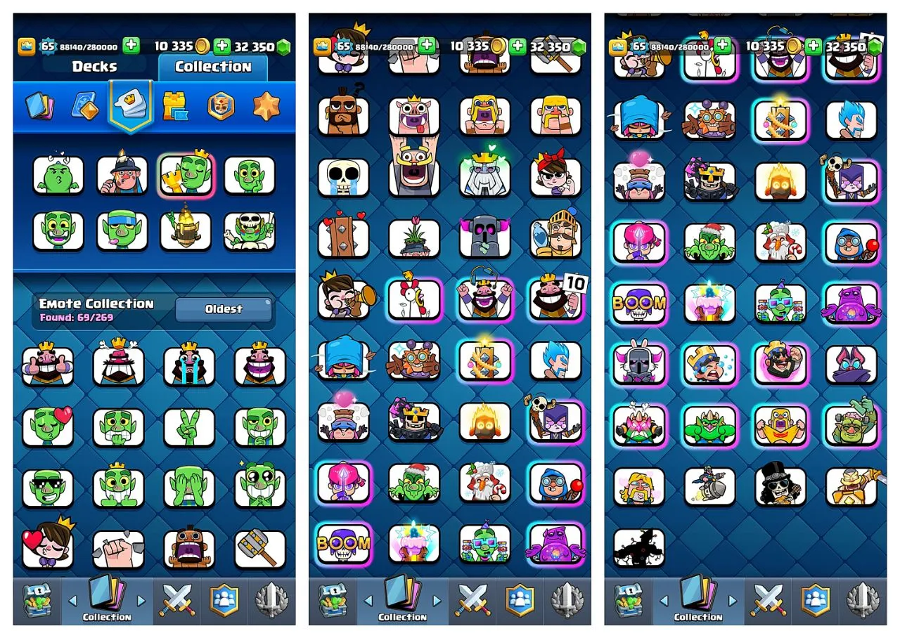 🔥 STOCK CLEARANCE SALE 🔥 32,400+ GEMS 💎 8 YRS OLD ACC 🪸 12 EVO CARDS ♦️ 5 CARDS LVL 16 ❤️🔥 18 CARDS LVL 15 ✌️ 48 CARDS LVL 14 🏆 8358 TROPHIES 🌈 21 ARENA LVL 🌶 15 KT LEVEL 🔸 69 EMOTES 🔺CHECK DESCRIPTION⚡ FAST DELIVERY 🚚 #384 #KB