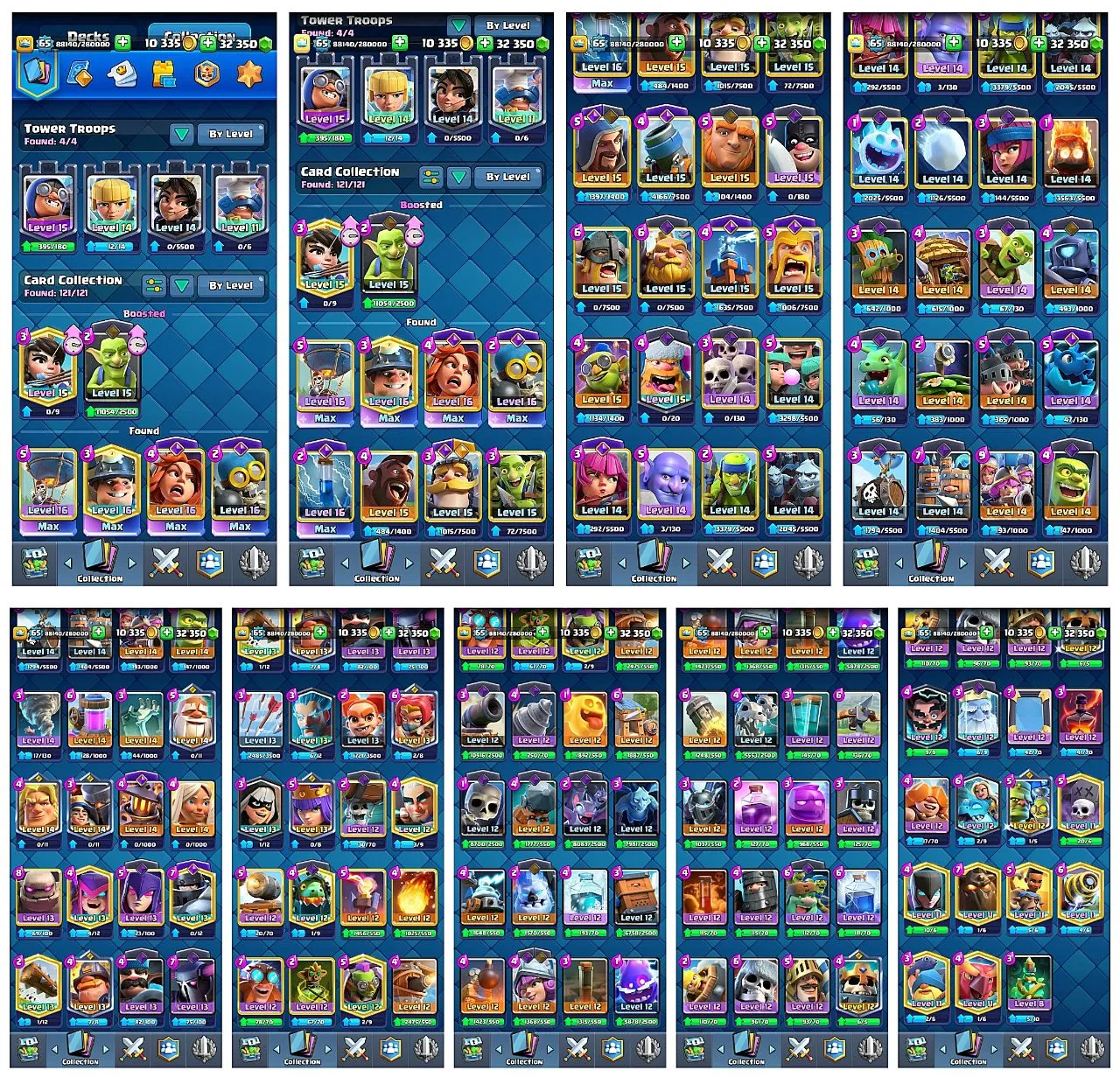 🔥 STOCK CLEARANCE SALE 🔥 32,400+ GEMS 💎 8 YRS OLD ACC 🪸 12 EVO CARDS ♦️ 5 CARDS LVL 16 ❤️🔥 18 CARDS LVL 15 ✌️ 48 CARDS LVL 14 🏆 8358 TROPHIES 🌈 21 ARENA LVL 🌶 15 KT LEVEL 🔸 69 EMOTES 🔺CHECK DESCRIPTION⚡ FAST DELIVERY 🚚 #384 #KB