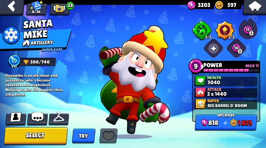 BS1697 //Mecha Paladin Surge, Trixie Colette, Santa Mike, Dumpling Darryl, Rare Old BP Skins