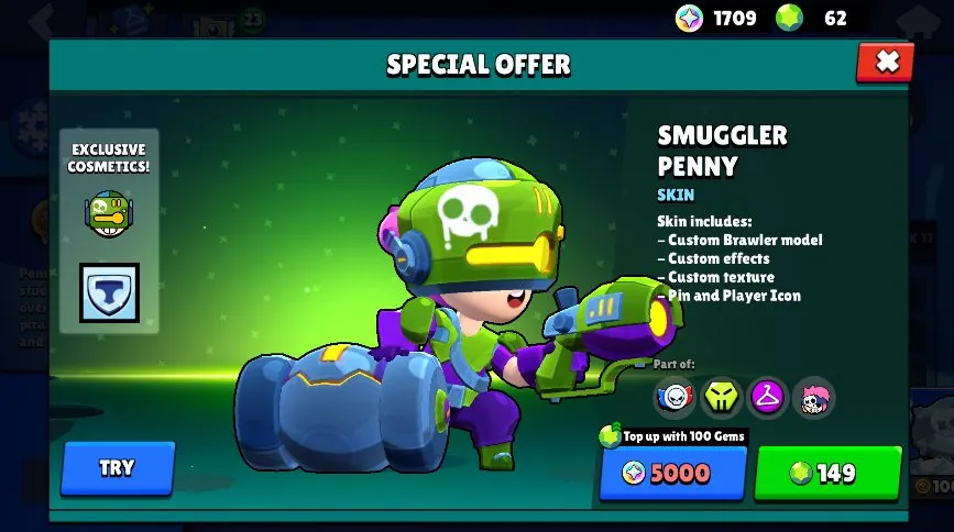 BS1697 //Mecha Paladin Surge, Trixie Colette, Santa Mike, Dumpling Darryl, Rare Old BP Skins